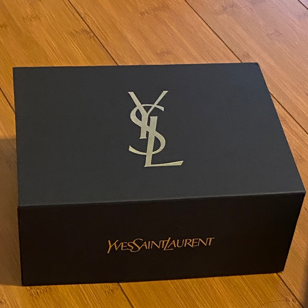 2 like new YSL black gift boxes